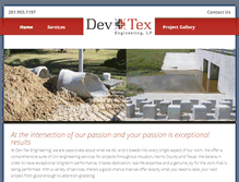 Tablet Screenshot of dev-tex.com